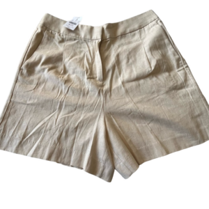 J. Crew Women's High Waist Tan Shorts